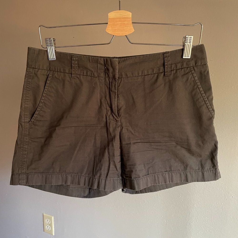 J. Crew 100% cotton broken-in chino, grey, size 6